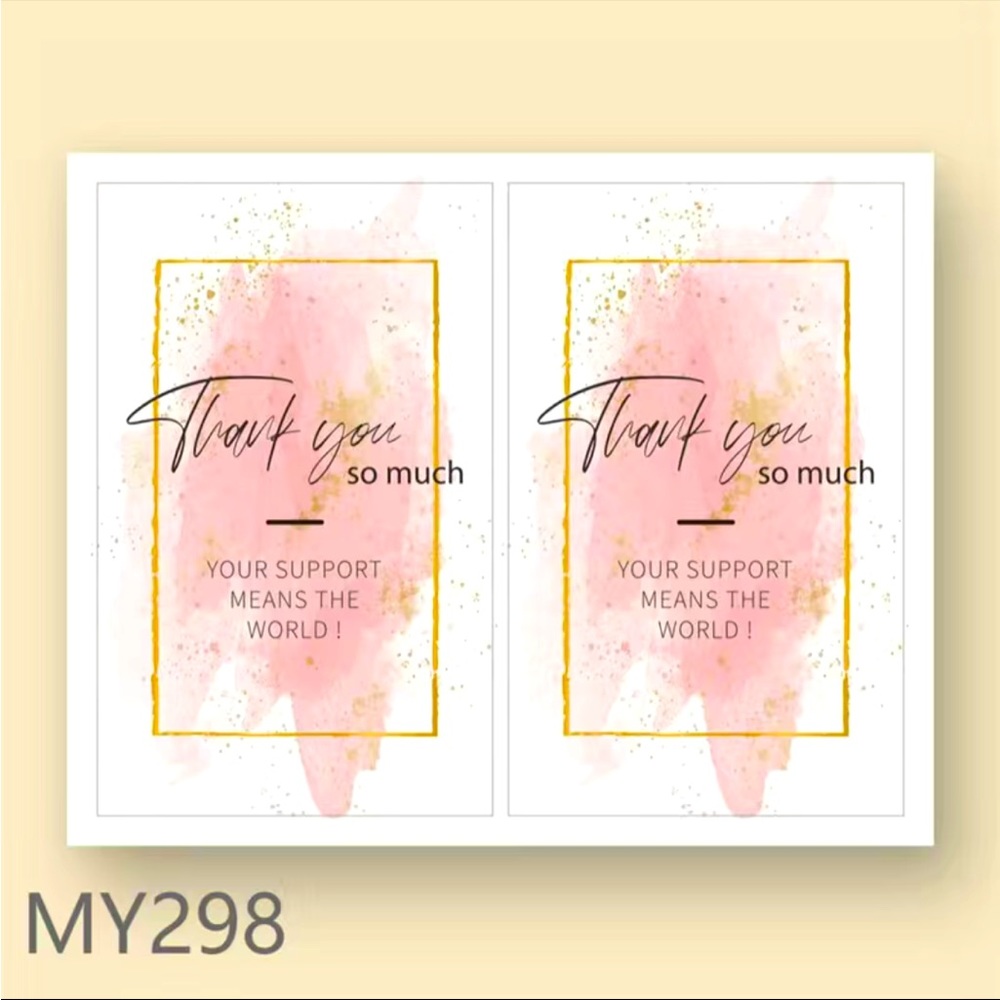 50pcs Rectangular Stickers, Gift Box Seal Stickers